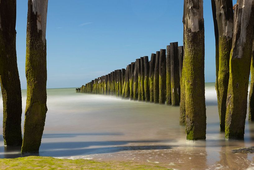 Plage, Côte d'Opale, France, partie 8 par Astrid Den Hartog-Dievelaar