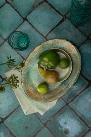 50 Farben grün 1 (Flatlay) von Mirjam Poldermans