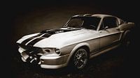 Mustang GT 513 black and white