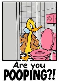Duck Detective in Bathroom