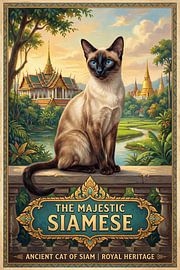 The Siamese cat by Ted Decker