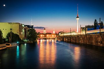 Berlin – Skyline Jannowitz Bridge sur Alexander Voss