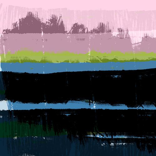 Délice abstrait : Traits colorés
