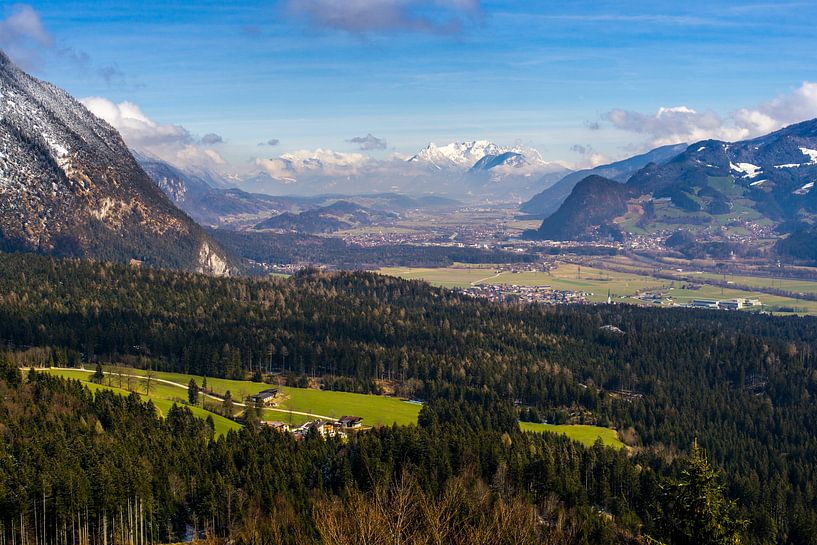 Zillertal Austria in spring by Patrycja Polechonska