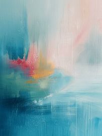 Modern abstract in pastel colours by Studio Allee