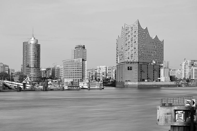 A view across the Norderelbe - Beautiful Hamburg by Rolf Schnepp