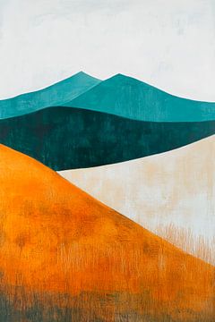 Abstract berglandschap van Poster Art Shop