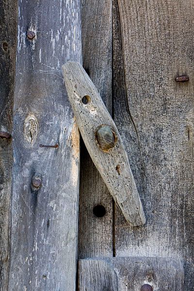 Houten schuurdeur Frankrijk 3 van Wybrich Warns