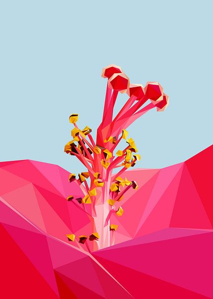 Pink Flower Petals Abstract by Yoga Art 15