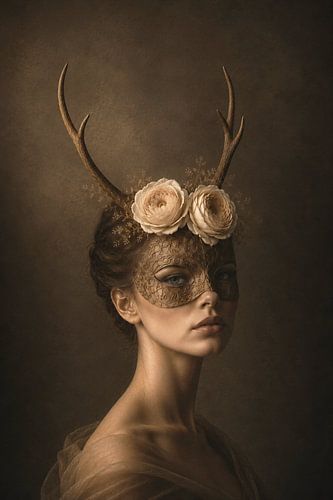 Masque floral