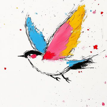 De Vogel Poëzie van Kleuren van Karina Brouwer