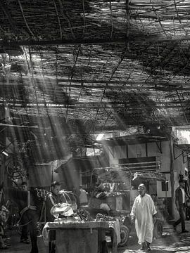 Marrakech - souks - markt in de oude stad van Carina Buchspies