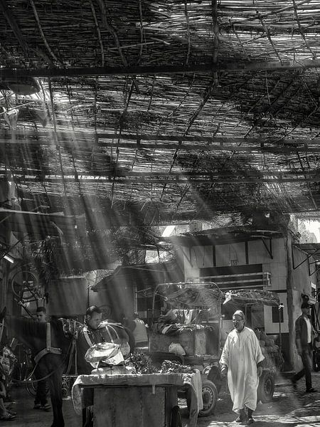 Marrakesch - Souks - Markt in der Altstadt von Carina Buchspies