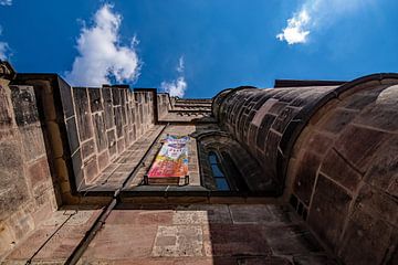 Toren van de St.Lorenzkirche in Neurenberg van Thomas Riess