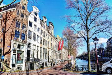 Keizersgracht Amsterdam Winter van Hendrik-Jan Kornelis