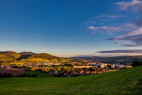 Avondwandeling door het mooie avondlicht van Schmalkalden
