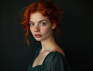 Geheimnisse im Blick, junge Frau