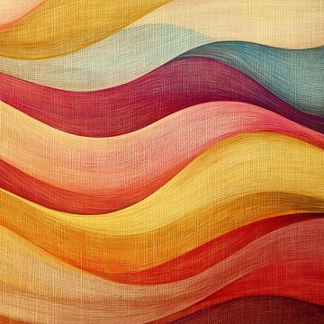 Coloured Waves II van J.O. Han