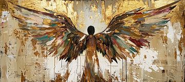 Wings Gold | Resplendent Winged Majesty by Art Whims