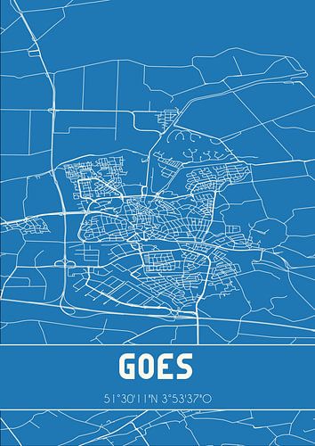 Blaupause | Karte | Geht (Zeeland)