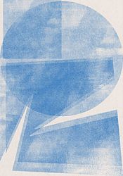 Azurblaue Geometrie