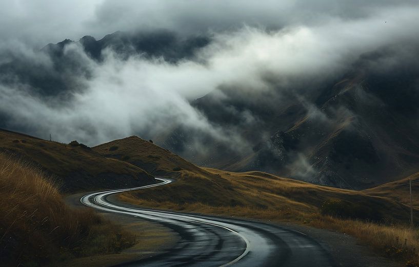 Mystische Landschaft von fernlichtsicht