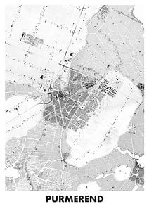 Carte altimétrique Purmerend