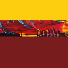 Play of Colours – 7 / Abstract Colour Fields by Kerstin Franz