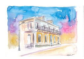 Guadeloupe Pointe a Pitre Ancienne maison coloniale