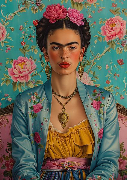 Frida Poster - Frida Art Print by Niklas Maximilian