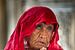 Vrouw bij rattentempel in Deshnok, India van Paula Romein