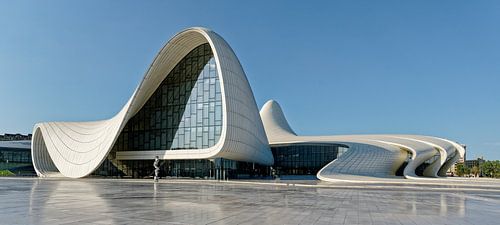 Cultuurcentrum ontworpen door Zaha Hadid, Bakoe, Azerbeidjzan