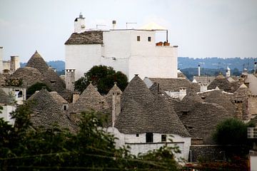 The rooftops of Alberobello