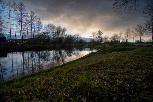 Valleikanaal at sunset