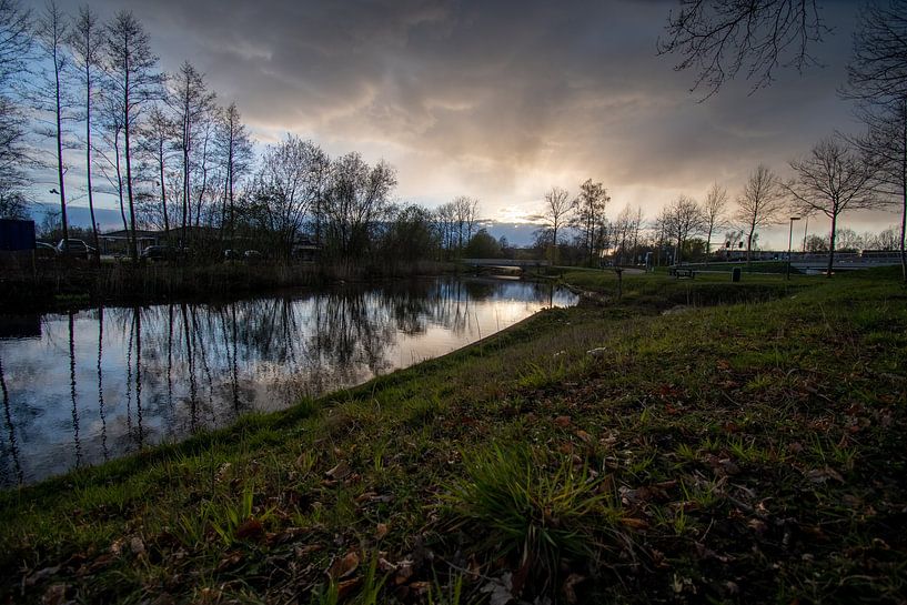 Valleikanaal at sunset by Mark van de Haar