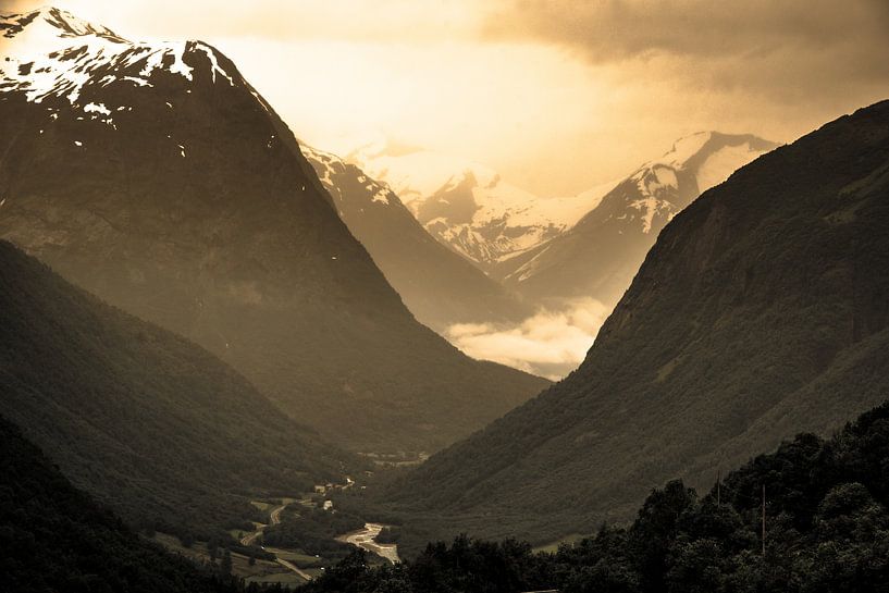Montagnes norvégiennes par Marc Hollenberg