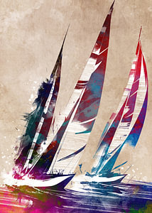 Segelsport Kunst #Segeln