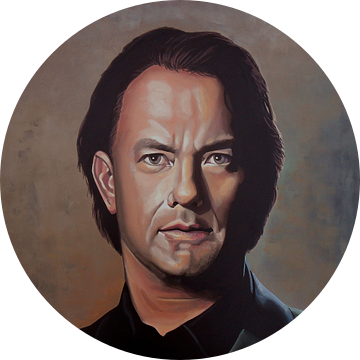 Tom Hanks schilderij van Paul Meijering