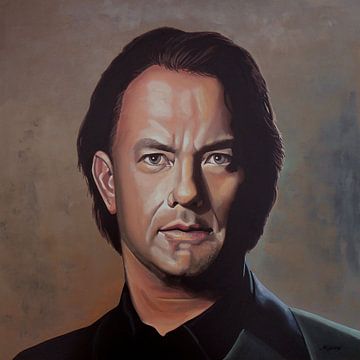 Tom Hanks schilderij van Paul Meijering