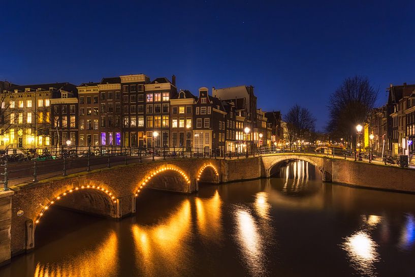 Amsterdam in de Avond van Thomas van Galen