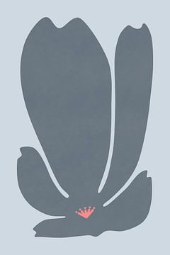 Blauwe Tulp Bloem van amini54