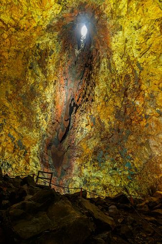 Inside a vulcano 