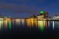 rotterdam rijnhaven avondopname