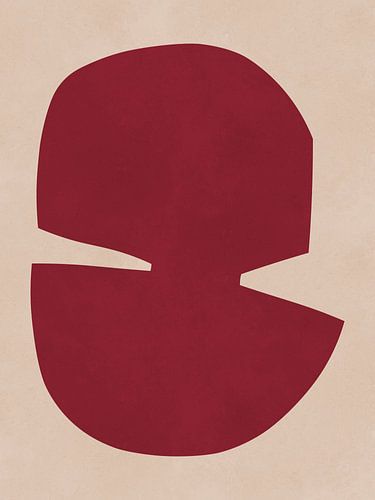 Rode organische vormen 12