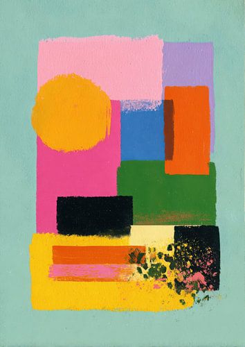 Colour grid - Abstract geometry design