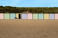 Strandhuisjes aan de Zeeuwse kust