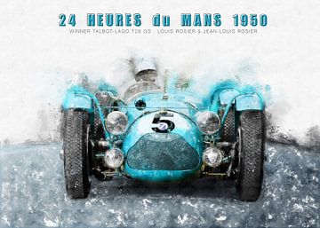 Talbot-Lago Le Mans winnaar 1950 van Theodor Decker