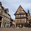 Werelderfgoedstad Quedlinburg - marktplein (op de achtergrond de marktkerk St. Benedikti) van t.ART