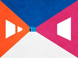 Modern Abstract Geometric Art by Online Arts