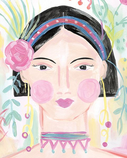 Boho Lady V, Farida Zaman by Wild Apple